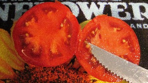 Cut tomato